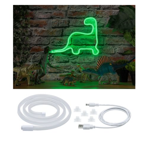 Paulmann, Paulmann 70563 LED-Streifen mit Stecker 5 V 1 m Grün Piece 1 St.