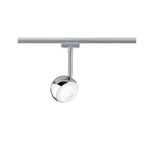 Paulmann, Paulmann Spot Capsule Hochvolt-Schienensystem-Leuchte URail 6 W LED Chrom (matt), Chrom