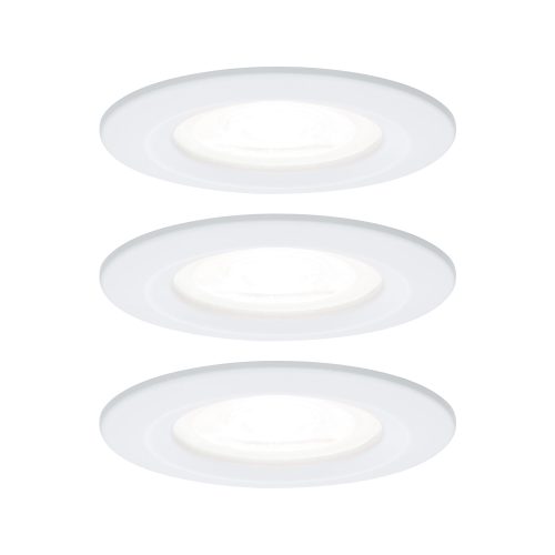 Paulmann, Paulmann 92980 LED-Einbauleuchte 3er Set LED GU10 19.5 W Weiß (matt)