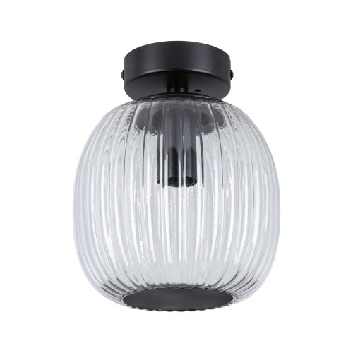 Paulmann, Paulmann 71145 Ruya Deckenleuchte E14 Glas, Schwarz (matt)