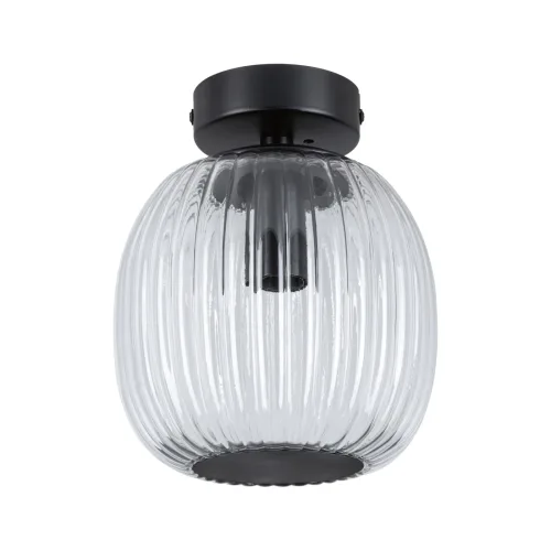 Paulmann, Paulmann 71145 Ruya Deckenleuchte E14 Glas, Schwarz (matt)