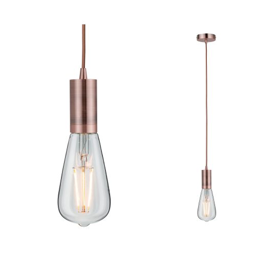 Paulmann, Paulmann Haldis 50387 Pendelleuchte LED E27 Kupfer