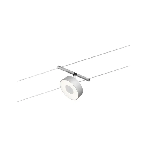Paulmann, Paulmann WS DC Circle Niedervolt-Seilsystem-Leuchte LED Chrom (matt), Chrom
