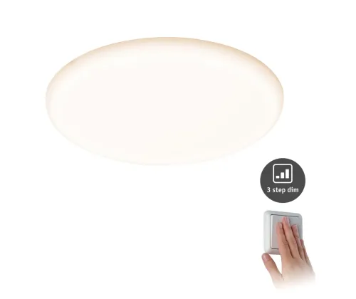 Paulmann, Paulmann 93064 EB Panel Veluna VariFit LED-Einbauleuchte 21 W Satin