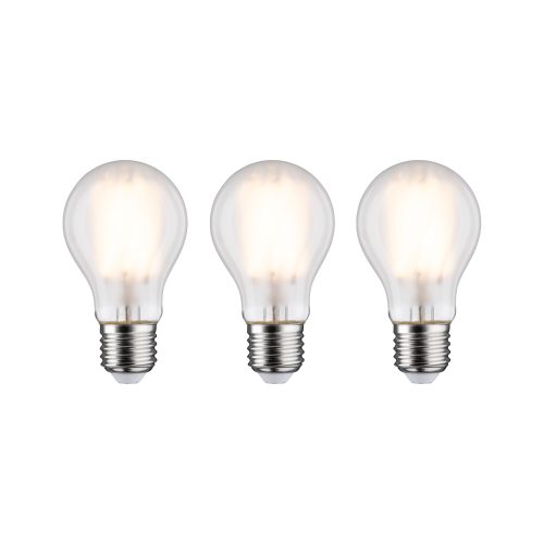 Paulmann, Paulmann 29092 LED EEK E (A - G) E27 Glühlampenform 9 W Warmweiß (Ø x H) 60 mm x 106 mm 3 St.