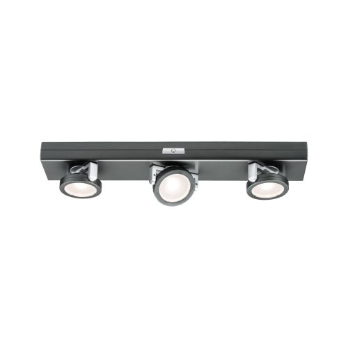 Paulmann, Paulmann Rotate LED-Schrankleuchte LED LED fest eingebaut Warmweiß Anthrazit, Chrom (matt)