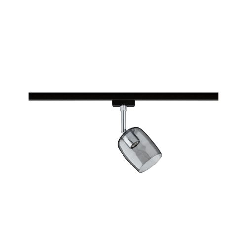 Paulmann, Paulmann Blossom Deckenstrahler URail G9 Schwarz (matt), Rauchglas