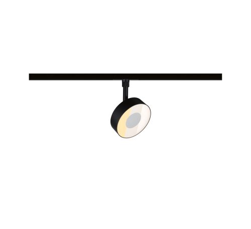 Paulmann, Paulmann Circle Hochvolt-Schienensystem-Leuchte URail 5 W Schwarz (matt)