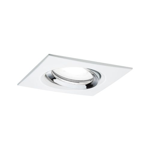 Paulmann, Paulmann Nova Plus Bad-Einbauleuchte LED GU10 6 W IP65 Weiß (matt), Chrom