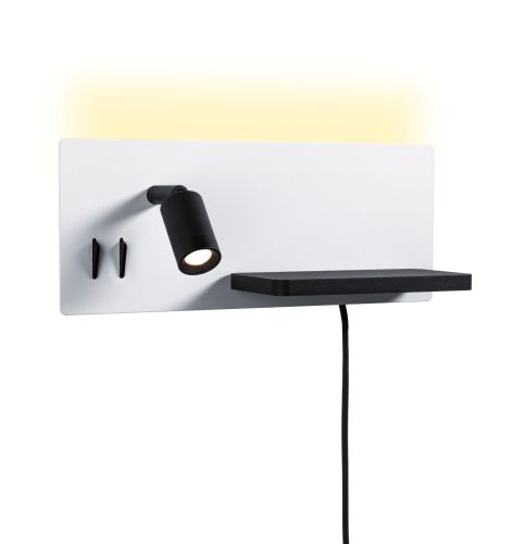 Paulmann, Paulmann Serra 71102 Wandleuchte 5.5 W LED Weiß (matt), Schwarz (matt)
