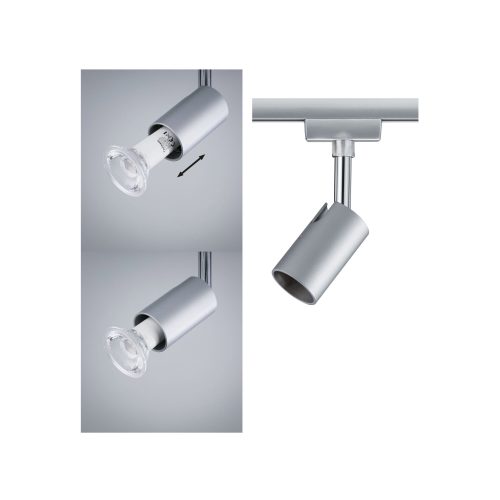 Paulmann, Paulmann Pure I Hochvolt-Schienensystem-Leuchte URail GU10 10 W LED Chrom (matt), Chrom