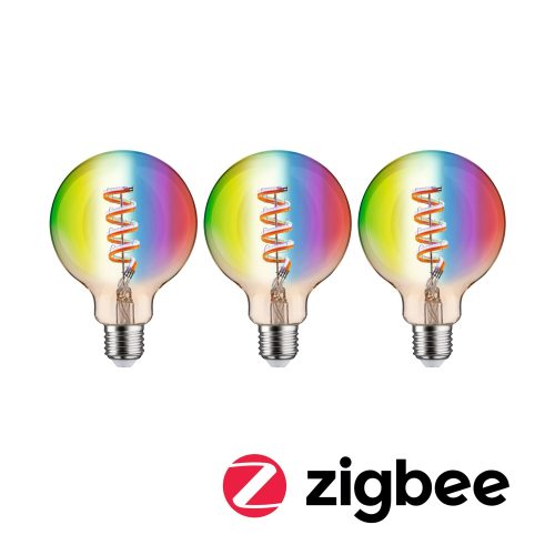 Paulmann, 29165 Paulmann Home LED-Leuchtmittel E27 EEK: G (A - G) 6.3 W RGBW Gold
