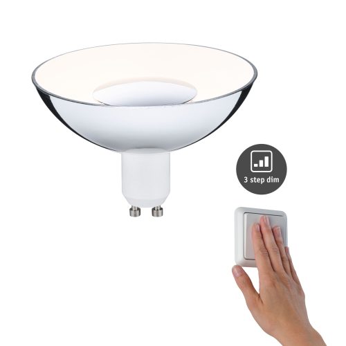 Paulmann, Paulmann 28792 LED EEK G (A - G) GU10 4.9 W Warmweiß (Ø x H) 100 mm x 66 mm 1 St.