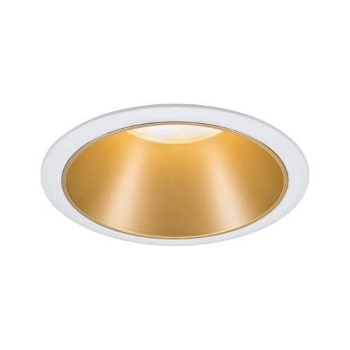 Paulmann, Paulmann 93405 Cole Coin LED-Einbauleuchte LED 6 W Weiß, Gold