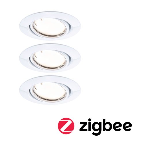 Paulmann, Paulmann 92463 LED-Einbauleuchte 3er Set LED 14.7 W Weiß