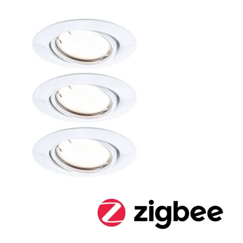 Paulmann, Paulmann 92463 LED-Einbauleuchte 3er Set LED 14.7 W Weiß