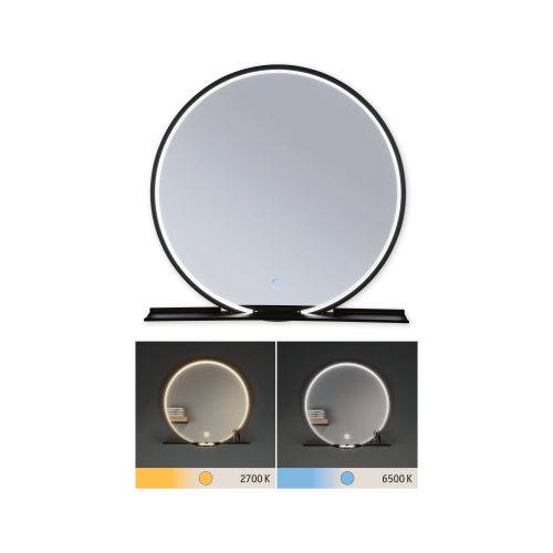 Paulmann, Paulmann Miro LED-Spiegelleuchte LED LED fest eingebaut 10.5 W Warmweiß Schwarz