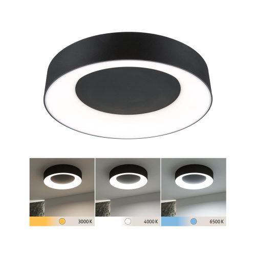 Paulmann, Paulmann 71097 Casca LED-Deckenleuchte LED LED fest eingebaut 23 W Schwarz (matt)