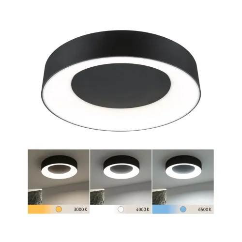 Paulmann, Paulmann 71097 Casca LED-Deckenleuchte LED LED fest eingebaut 23 W Schwarz (matt)