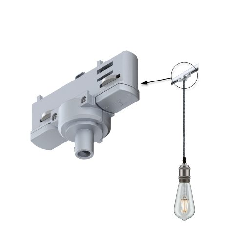 Paulmann, Paulmann 91385 Hochvolt-Schienensystem-Komponente Pendelabhängung ProRail3 Silber