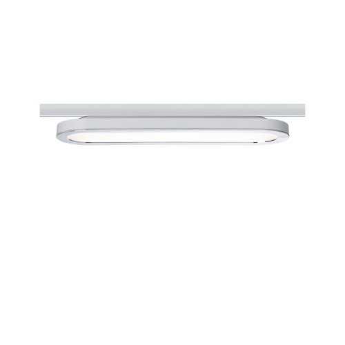 Paulmann, Paulmann Panel Loop Hochvolt-Schienensystem-Leuchte URail LED fest eingebaut 7 W LED Weiß, Chrom