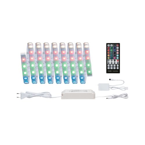 Paulmann, Paulmann MaxLED RGBW 70628 LED-Streifen-Basisset mit Stecker 24 V 3 m RGB, Warmweiß 1 St.