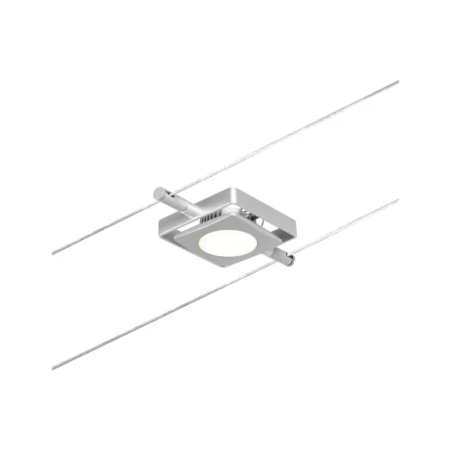 Paulmann, Paulmann Niedervolt-Seilsystem-Leuchte 4.5 W LED Chrom (matt), Chrom