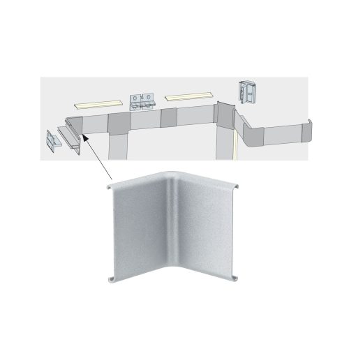 Paulmann, Paulmann 70272 Duo Profil-Eckverbinder (innere Ecke) (B x H x T) 3.9 x 4.2 x 3.9 cm 2 St.