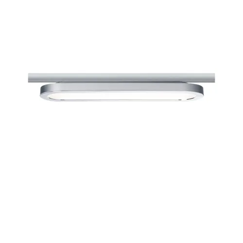 Paulmann, Paulmann Panel Loop Hochvolt-Schienensystem-Leuchte URail LED fest eingebaut 7 W LED Chrom (matt), Chrom