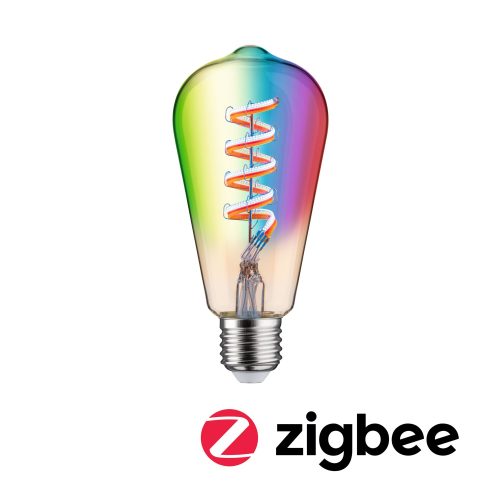 Paulmann, 29158 Paulmann Home LED-Leuchtmittel E27 EEK: G (A - G) 6.3 W RGBW Gold