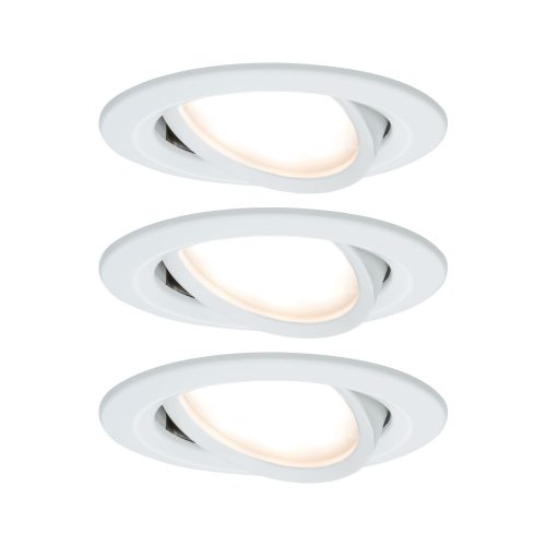 Paulmann, Paulmann 93449 Nova Einbauleuchte 3er Set LED LED 18 W Weiß (matt)