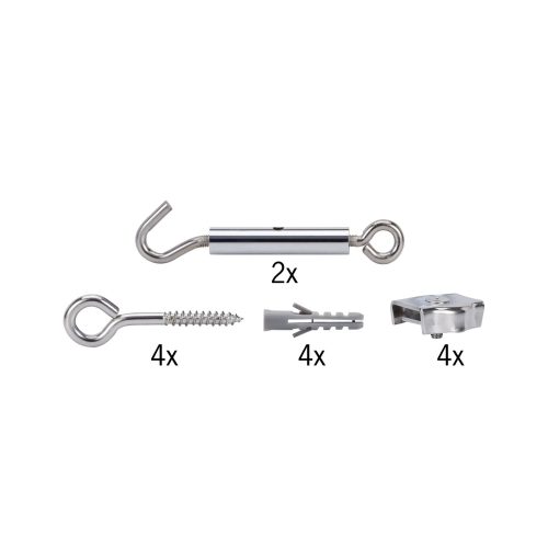 Paulmann, Paulmann 17803 Niedervolt-Seilsystem-Komponente Spann-Montageset Chrom