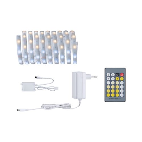 Paulmann, Paulmann 79877 LED-Streifen-Basisset mit Stecker 24 V 3 m Warmweiß 1 Set