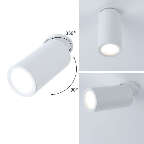 Paulmann, Paulmann Turnal Coin 3SD EBL weiß 93086 LED-Einbauleuchte LED LED 6 W Weiß (matt)