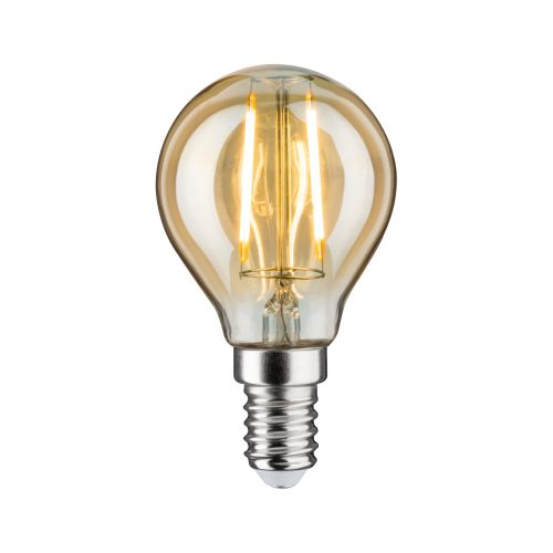 Paulmann, Paulmann 28711 LED EEK F (A - G) E14 Tropfenform 2.6 W = 26 W Gold (Ø x H) 45 mm x 78 mm 1 St.