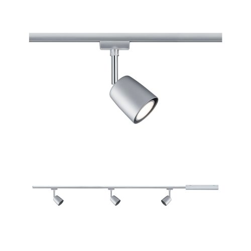 Paulmann, Paulmann Hochvolt-Schienensystem-Leuchte URail GU10 30 W LED Chrom, Chrom (matt)