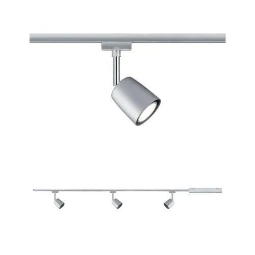 Paulmann, Paulmann Hochvolt-Schienensystem-Leuchte URail GU10 30 W LED Chrom, Chrom (matt)