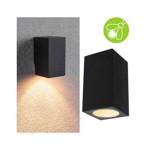 Paulmann, Paulmann 94710 Flame 2200K anthrazit Außendeckenleuchte LED 4 W Anthrazit