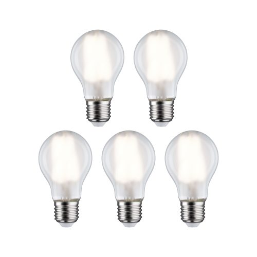 Paulmann, Paulmann 29091 LED EEK E (A - G) E27 Glühlampenform 7 W Neutralweiß (Ø x H) 60 mm x 106 mm 5 St.