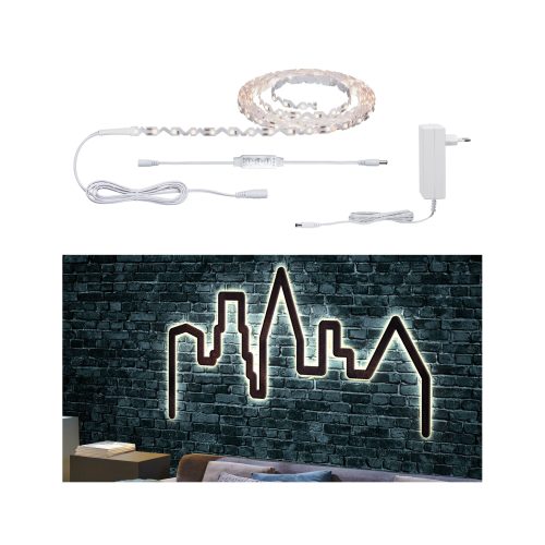 Paulmann, Paulmann FlexLED 3D 78963 LED-Streifen-Basisset mit Stecker 12 V 5 m Warmweiß 1 St.