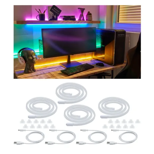 Paulmann, Paulmann 70558 LED-Streifen mit Stecker 5 V 4 m 1 Set