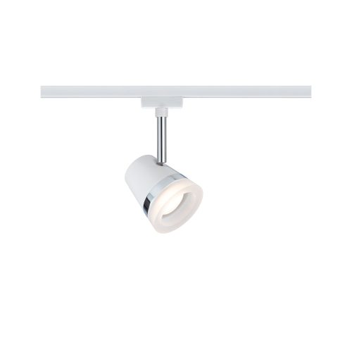 Paulmann, Paulmann Cone Hochvolt-Schienensystem-Leuchte URail GU10 10 W LED Weiß, Chrom