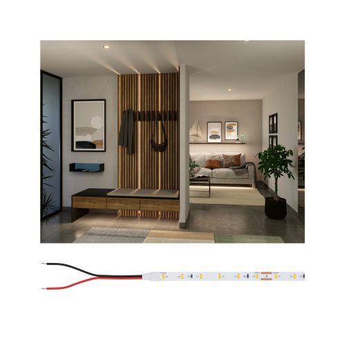 Paulmann, Paulmann Strip Silver P25 76013 LED-Streifen EEK: F (A - G) 24 V 5000 mm Warmweiß 5 m