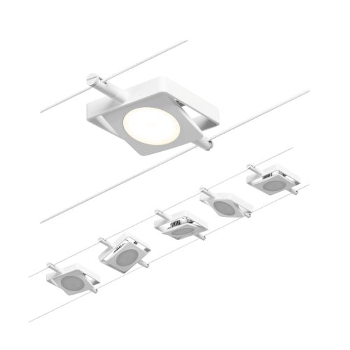 Paulmann, Paulmann MacLED 94422 Seil-Komplettsystem LED fest eingebaut LED Weiß, Chrom