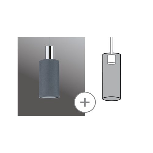 Paulmann, Paulmann Valerio 95609 Lampenschirm Anthrazit