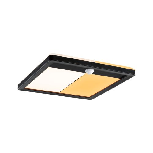 Paulmann, Paulmann 94709 Lamina PIR 2200K eck. schwarz LED-Deckenleuchte 14 W Schwarz