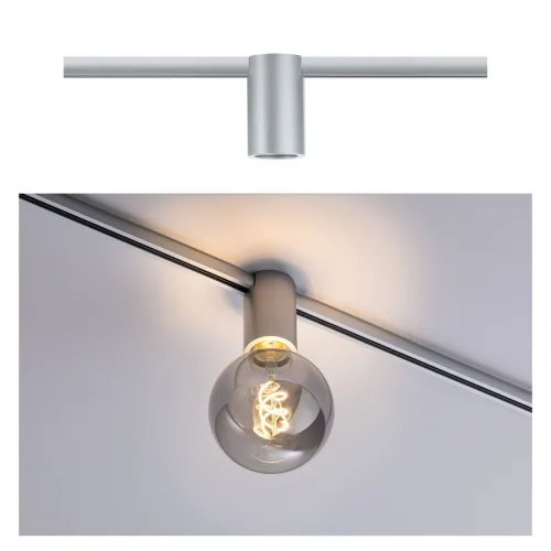 Paulmann, Paulmann Socket Deckenleuchte URail E27 LED Chrom (matt)