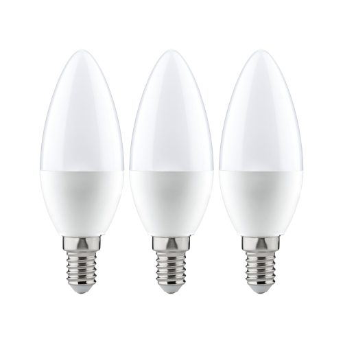 Paulmann, Paulmann 28538 LED EEK F (A - G) E14 Kerzenform 5.5 W Warmweiß (Ø x H) 35 mm x 100 mm 3 St.