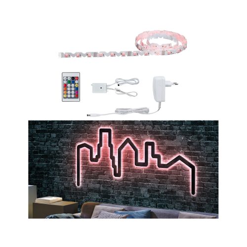 Paulmann, Paulmann FlexLED 3D 78964 LED-Streifen-Basisset mit Stecker 12 V 1.5 m RGB 1 St.