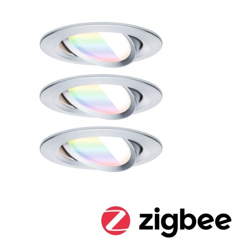 Paulmann, Paulmann 92435 LED-Deckenleuchte, LED-Einbauleuchte LED LED 6 W Aluminium (gedreht)